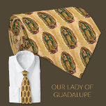Cravate Vierge Marie de Guadalupe Mexique Espagnol<br><div class="desc">Avec une belle image catholique de la Sainte Vierge Marie sous le titre de Notre-Dame de Guadalupe,  la Vierge des Amériques.</div>