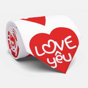 Cravate Vietnamien Valentine ♥ Love Yêu ♥ Asian Wordplay