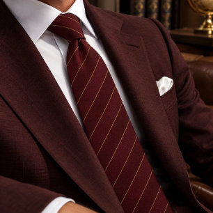 Cravate Vieux Argent Cabernet Rouge Diagonal Ton Tonale Ra