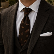Vieux Argent Équestre Renard Chasse Tweed Hareng