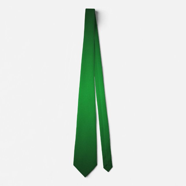 Cravate Vignette noir et vert grainy tendance (Devant)