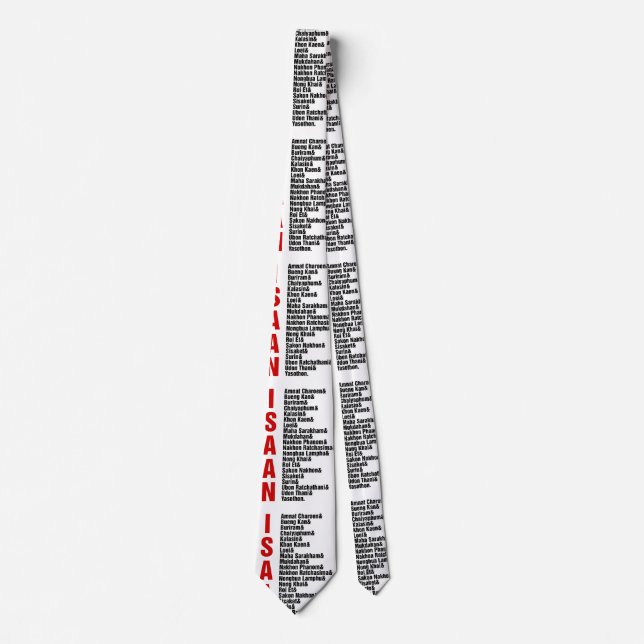 Cravate Villes d'Isaan, Thaïlande (Devant)