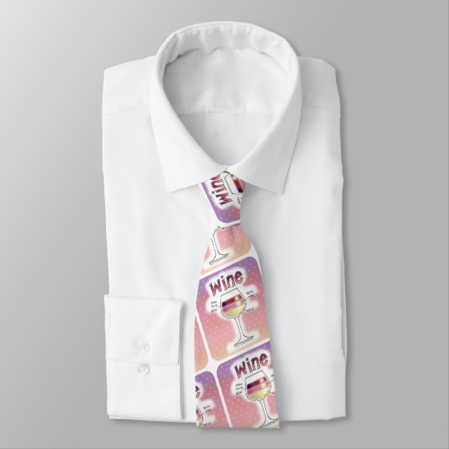 CRAVATE VIN, PLUS DE VIN, ENCORE PLUS DE VIN (Attaché)