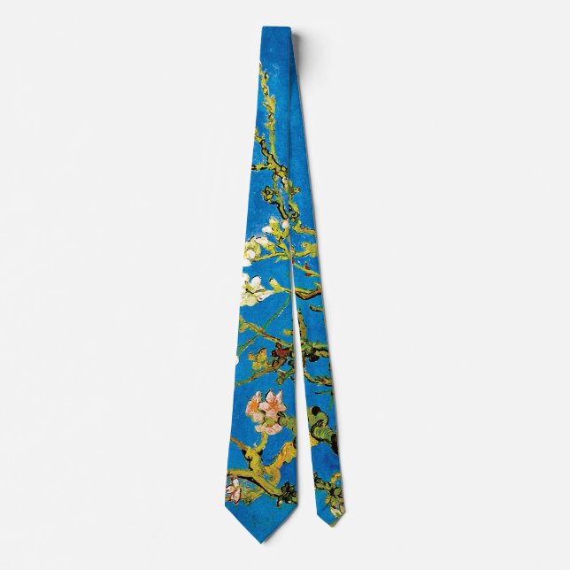 Cravate Vincent Van Gogh - Amandier en Fleurs Beaux-Arts (Devant)