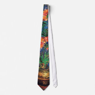 Cravate Vincent Van Gogh - Fritillaires dans un vase de cu