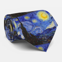 Vincent Willem van Gogh , “ Starry Night ” ネクタイ