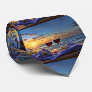 Cravate Vins sur la plage