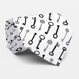 Cravate vintage de fausses clés