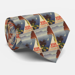 Cravate Vintage Lake Garda Riva Torbole Italie Tourisme