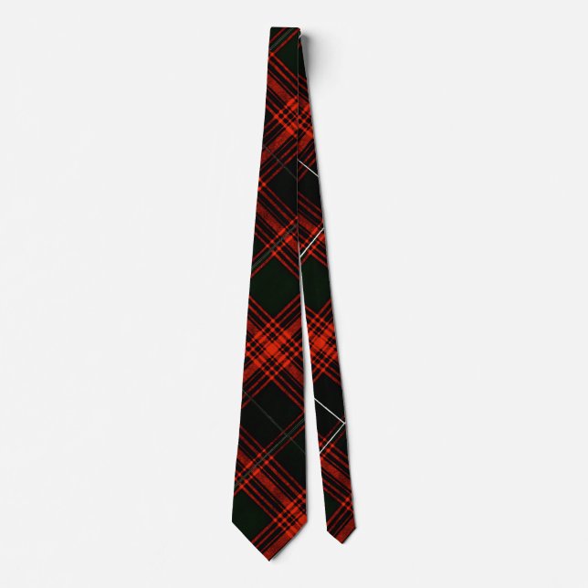 Cravate Vintage Menzies Hunting Tartan (Devant)