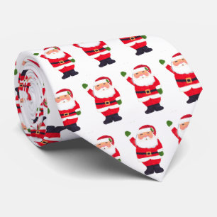 Cravate Vintage Père Noël Noël Vintages Faveurs Red Festiv