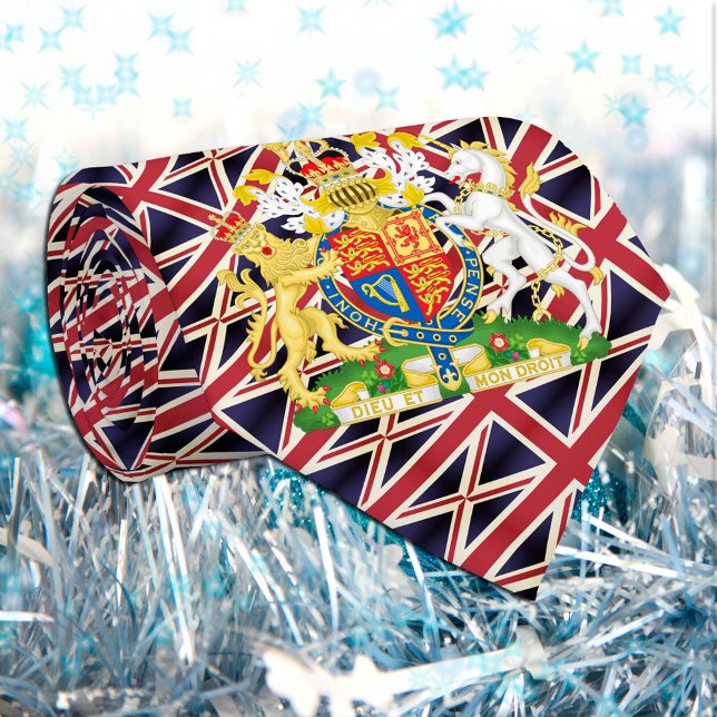 Cravate Vintage Royaume-Uni Cravates, mode British Drapeau (Créateur téléchargé)