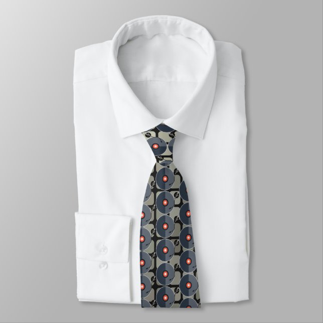 Cravate Vinyl Record Neck Tie (Attaché)