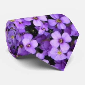 Cravate Viola Flowers Neck Tie
