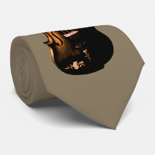 CRAVATE VIOLIN-TIE-ON TAN