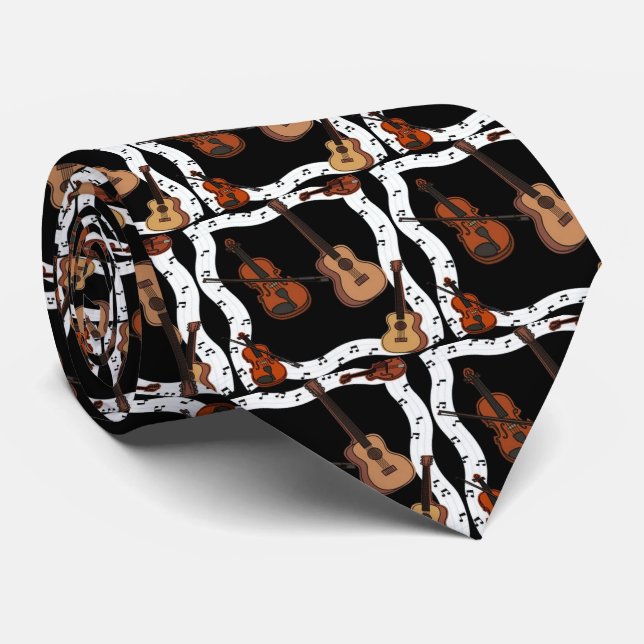 Cravate violon, (Roulé)