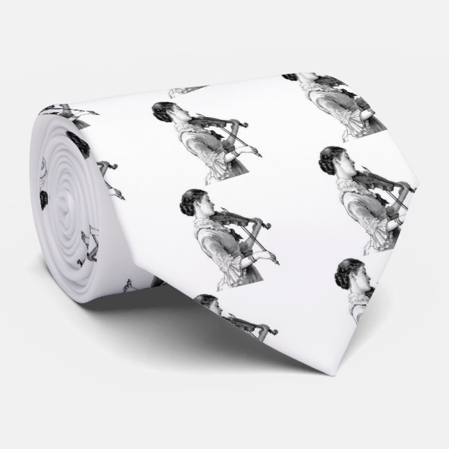 Cravate Violoniste vintage (Roulé)