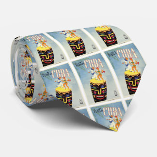Cravate Visiter Cuba Tiki Fiesta Siesta Vintage Holiday Is