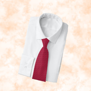 Cravate Viva Magenta et points noirs tendance