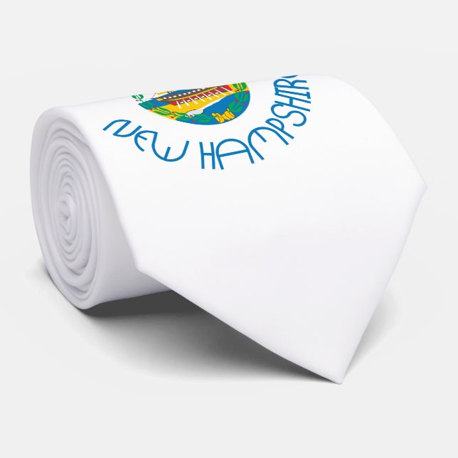 Cravate Vivre dans le New Hampshire (Roulé)