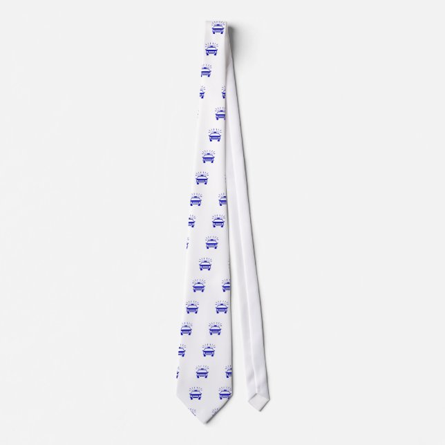 Cravate Voiture de police (Devant)