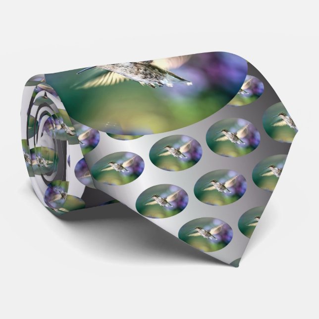 Cravate Vol de colibri (Roulé)