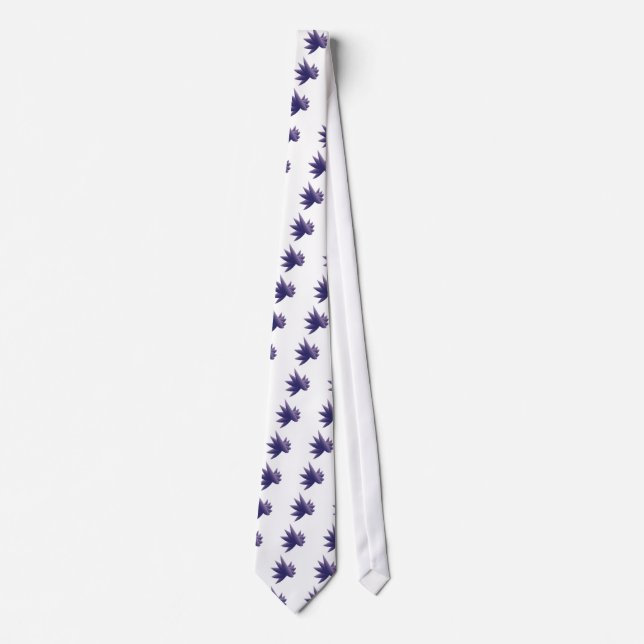 Cravate Volets violets nb (Devant)