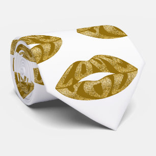 Cravate Vous aimez avec des lettres de parties scintillant