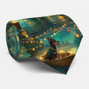 Cravate Voyage de fête de Noël de Kelpie australien