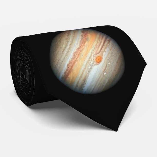 Cravate Vue de la planète Jupiter (télescope Hubble) (Roulé)