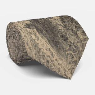 Cravate Vue illustrative vintage de Brooklyn NY (1846)