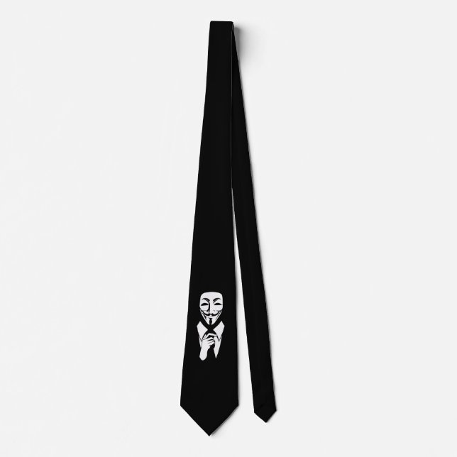 Cravate We are anonymous (Devant)