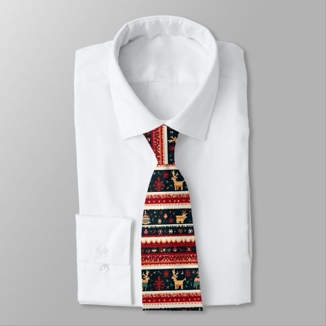 Cravate Weater de Noël (Attaché)
