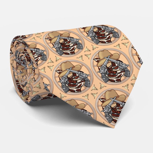 Cravate West Texas Cowboy (Roulé)