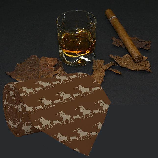 Cravate Western Western Rodeo Cowboy Roping (Créateur téléchargé)