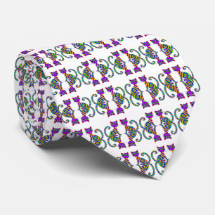 Cravate Whimsical Novelty Très Cool Motif de chat