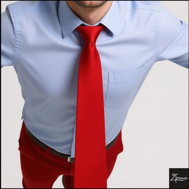 Cravate Whimsy rouge (Créateur téléchargé)