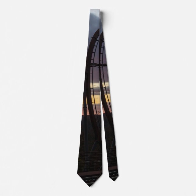 Cravate Wildfire Sunset Neck Tie (Devant)