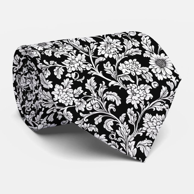 Cravate William Morris Motif (Roulé)