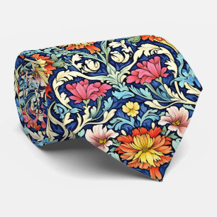 Cravate William Morris Motif
