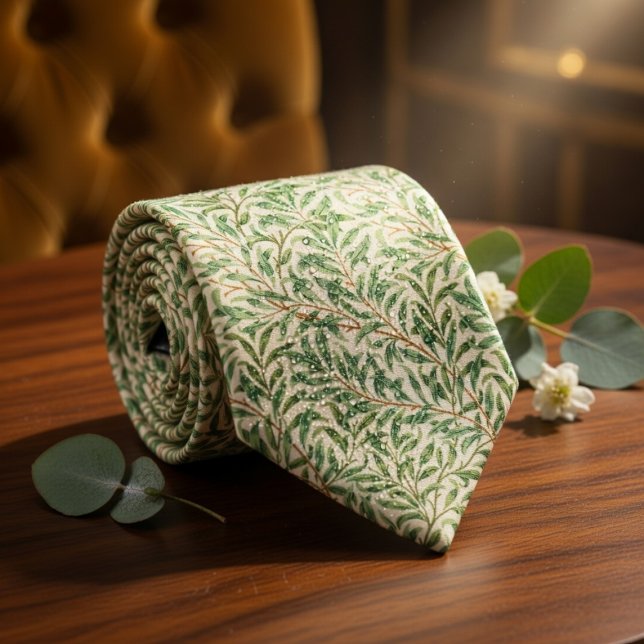 Cravate William Morris Style Floral  (Créateur téléchargé)