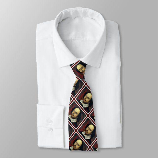 Cravate William Shakespeare Tie (printed front and back) (Attaché)
