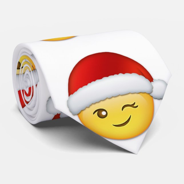 cravate "WINKING PÈRE NOËL*** (Roulé)