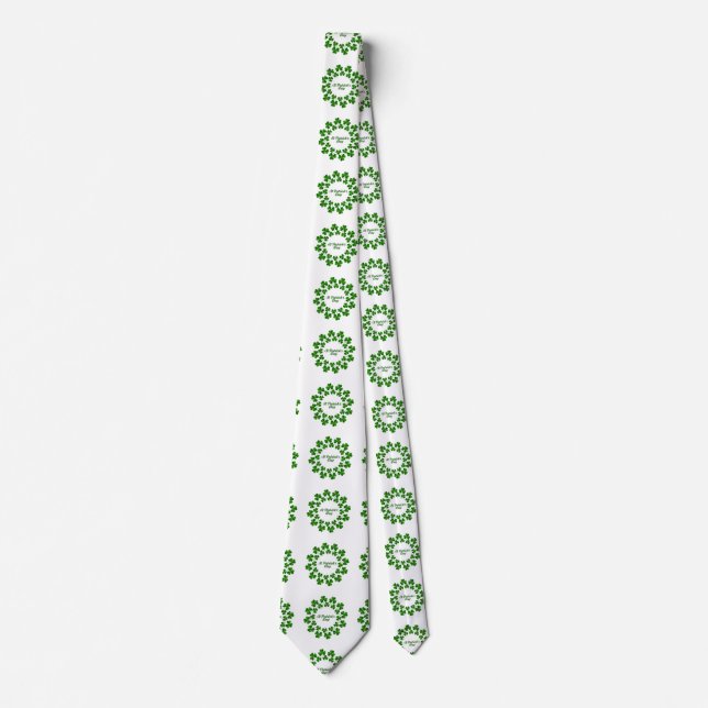 Cravate Wreath de la Saint Patrick Thunder_Cove (Devant)