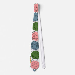 Cravate Yoga pose motif Yoga sans couture motif 9