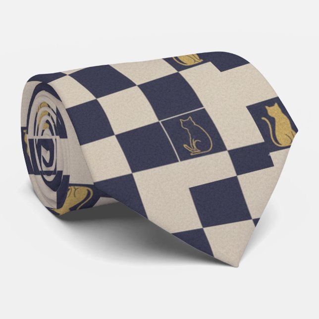 Cravate Zen Geometry: Traditional Japanese Kamon  (Roulé)