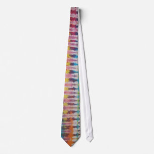 Cravate Zippie Orange Tip Tie Dye Necktie