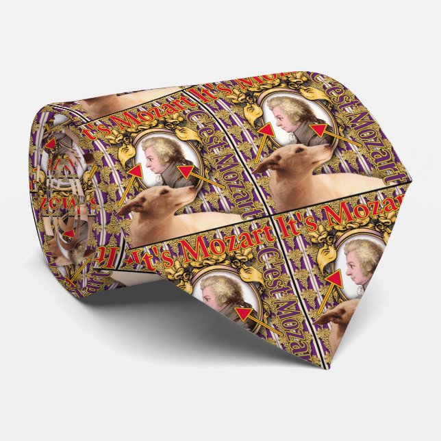 Cravate ZoeSPEAK - Mozart (Roulé)