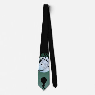 Cravates Aliens Cadeaux Gris Alien Necktie Alien A