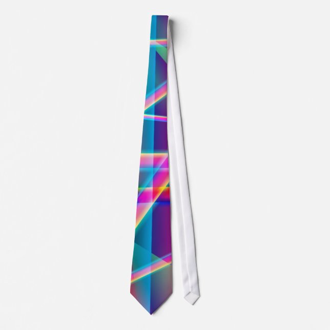 CRAVATES DE MODE HOMME - NEON BEAMS DESIGN - MODE (Devant)